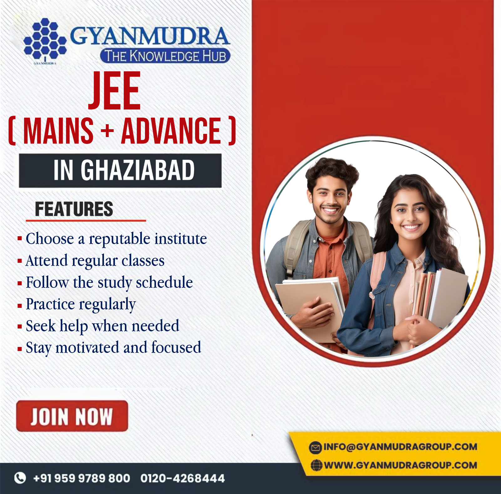JEE (Mains+Advance) Coaching Institute In Ghaziabad